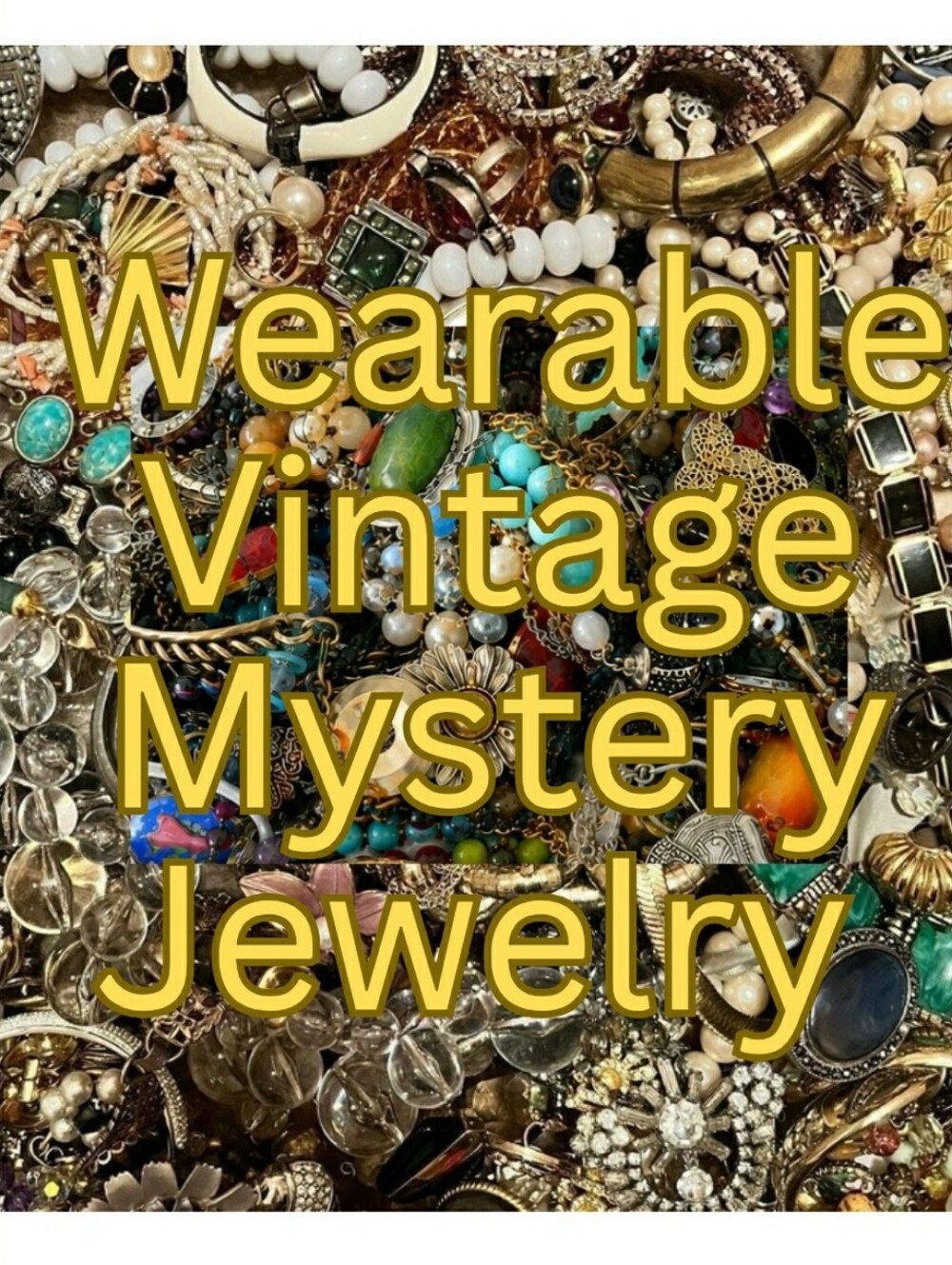 1 PC Wearable Vintage Jewelry Mystery Earrings Rings Necklace Bracelets Brooches
